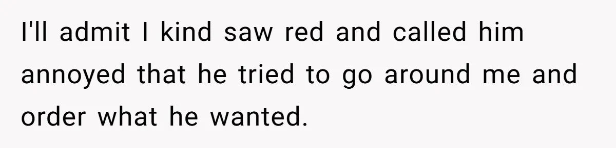 Wedding Guest Demands Custom Steak, Bride Serve Him With A Cold Dish Of Reality Check I'll admit I kind saw red and called him annoyed that he tried to go around me and order what he wanted.