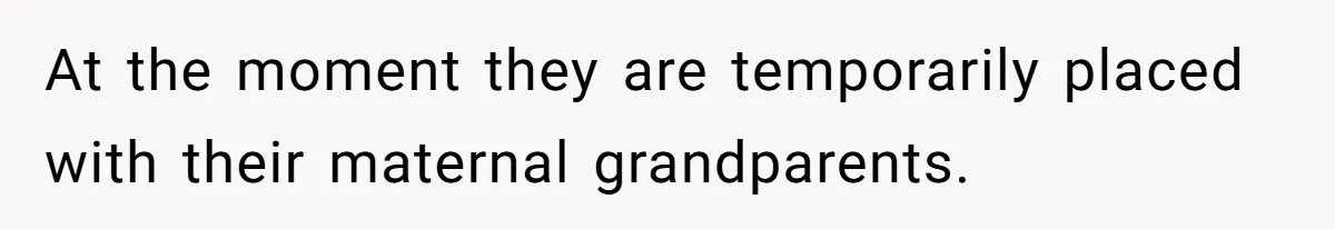 Woman Refuses To Raise Husband's Affair Babies After His Death At the moment they are temporarily placed with their maternal grandparents.