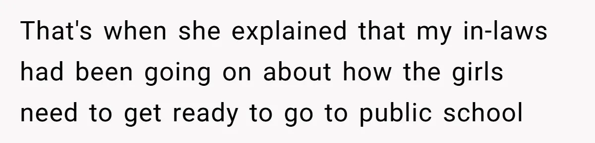 Woman Refuses To Raise Husband's Affair Babies After His Death That's when she explained that my in-laws had been going on about how the girls need to get ready to go to public school