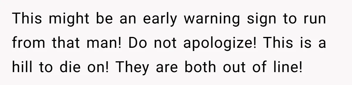 She Tells Her Boyfriend’s Mom She’s Not Allowed In The Bedroom Anymore, But Her Boyfriend Thinks She Overreacted This might be an early warning sign to run from that man! Do not apologize! This is a hill to die on! They are both out of line!