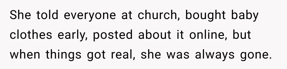 She Told Her Mom “You Don’t Get to Be Grandma Now,” After Being Left Alone When She Needed Help Most She told everyone at church, bought baby clothes early, posted about it online, but when things got real, she was always gone.