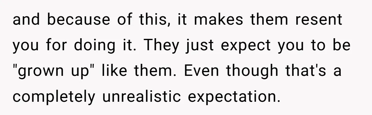 Childfree Woman 'Ruins' Friends' Bali Trip Simply By Having Fun and because of this, it makes them resent you for doing it. They just expect you to be "grown up" like them. Even though that's a completely unrealistic expectation.