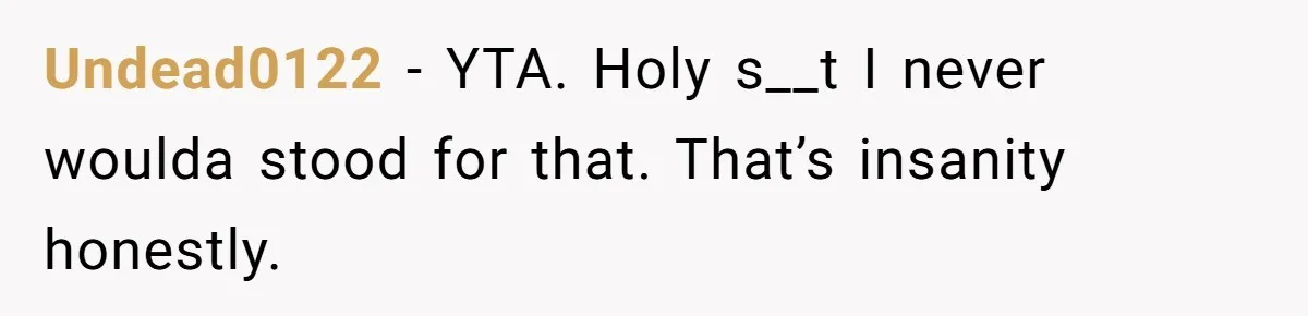 Husband Claims Preventative UTI Care Is A Me Problem That Should Not Disrupt His Sleep Undead0122 − YTA. Holy s__t I never woulda stood for that. That’s insanity honestly.