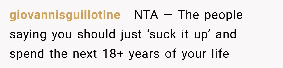 26 Year Old Who Got A Vasectomy Faces An Unexpected Pregnancy With His Girlfriend giovannisguillotine − NTA — The people saying you should just ‘suck it up’ and spend the next 18+ years of your life