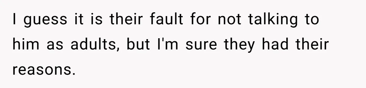 Nephew Buys Uncle's House To Help With Debt, Cousins Call Him A Thief I guess it is their fault for not talking to him as adults, but I'm sure they had their reasons.