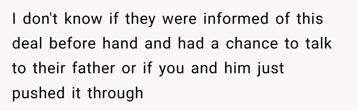 Nephew Buys Uncle's House To Help With Debt, Cousins Call Him A Thief I don't know if they were informed of this deal before hand and had a chance to talk to their father or if you and him just pushed it through