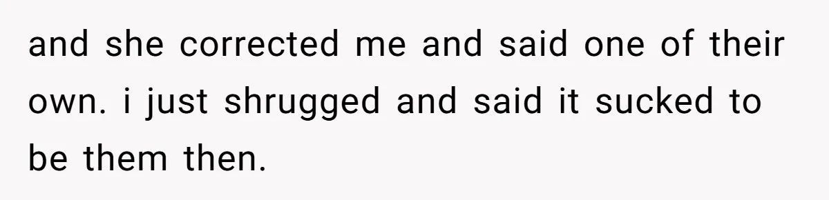 Woman Tells Nurse To Stop Talking Her Out Of Hysterectomy, Ends Up Labeled Combative and she corrected me and said one of their own. i just shrugged and said it sucked to be them then.