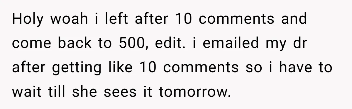 Woman Tells Nurse To Stop Talking Her Out Of Hysterectomy, Ends Up Labeled Combative Holy woah i left after 10 comments and come back to 500, edit. i emailed my dr after getting like 10 comments so i have to wait till she sees...