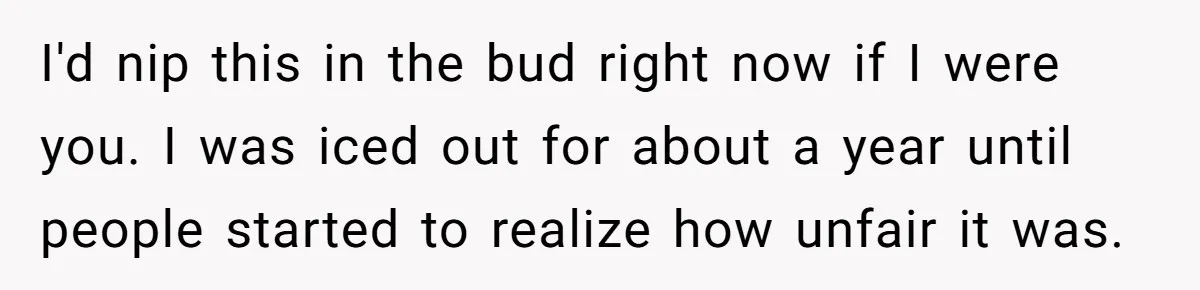 Man Refuses To Let Friends Use His Backyard For Wedding After They Tell Him He Can’t Bring A Plus-One I'd nip this in the bud right now if I were you. I was iced out for about a year until people started to realize how unfair it was.
