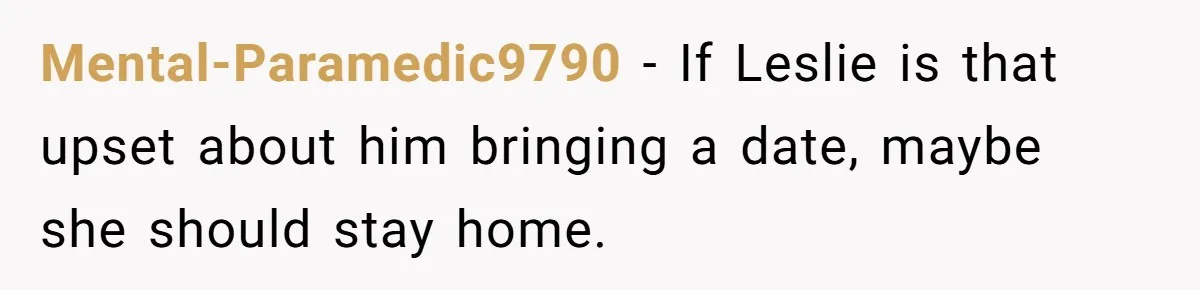 Man Refuses To Let Friends Use His Backyard For Wedding After They Tell Him He Can’t Bring A Plus-One Mental-Paramedic9790 − If Leslie is that upset about him bringing a date, maybe she should stay home.