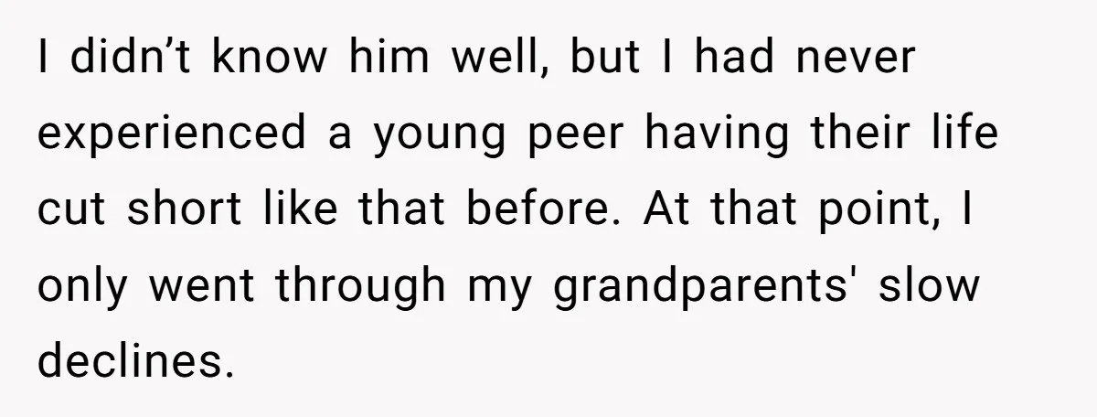 He Barely Knew His Coworker, So Why Did His Death Hit Him So Hard? I didn’t know him well, but I had never experienced a young peer having their life cut short like that before. At that point, I only went through my grandparents'...
