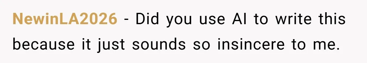 He Barely Knew His Coworker, So Why Did His Death Hit Him So Hard? NewinLA2026 − Did you use AI to write this because it just sounds so insincere to me.