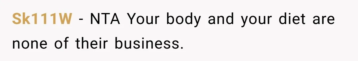 Coworkers Complain To The Boss Because Seeing Someone Eat Is Ruining Their Restrictive Diets Sk111W − NTA Your body and your diet are none of their business.