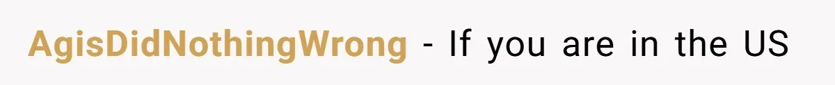 AgisDidNothingWrong − If you are in the US