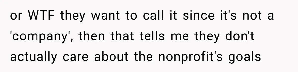She Defended a Coworker’s Maternity Cover, Now the Whole Office Is Giving Her the Cold Shoulder or WTF they want to call it since it's not a 'company', then that tells me they don't actually care about the nonprofit's goals