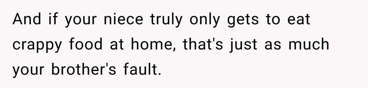 Enthusiastic Aunt Serves Traditional Japanese Soup With Alcohol To 9-Year-Old Niece And if your niece truly only gets to eat crappy food at home, that's just as much your brother's fault.