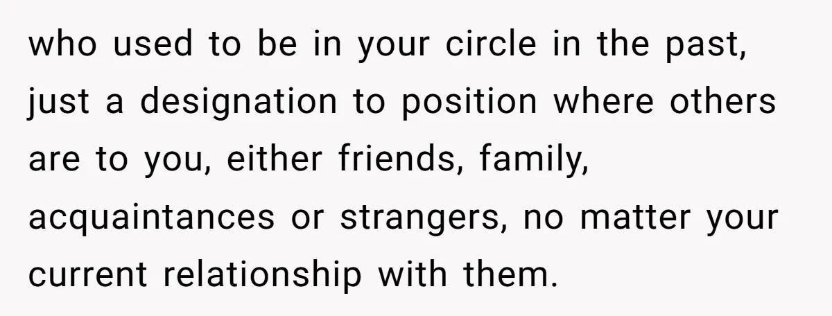 This Man Tried to Propose to an 18-Year-Old, and Her Uncle Stepped In Before It Went Any Further who used to be in your circle in the past, just a designation to position where others are to you, either friends, family, acquaintances or strangers, no matter your current...