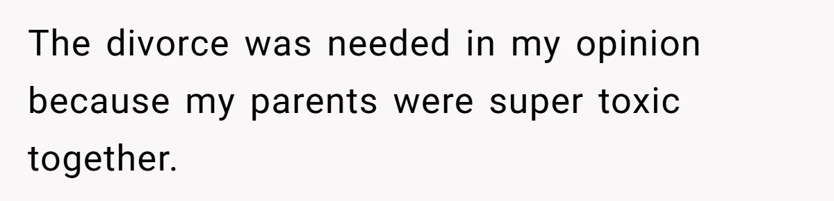 Wife Drops Off Her Legally Blind Husband At His Daughter House And Never Returns For Him The divorce was needed in my opinion because my parents were super toxic together.