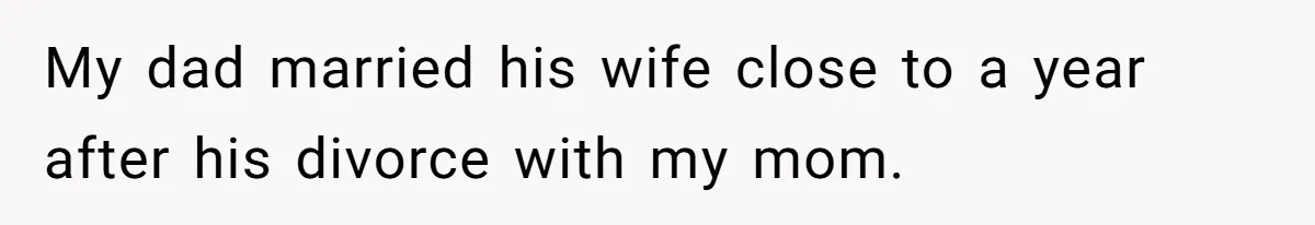 Wife Drops Off Her Legally Blind Husband At His Daughter House And Never Returns For Him My dad married his wife close to a year after his divorce with my mom.