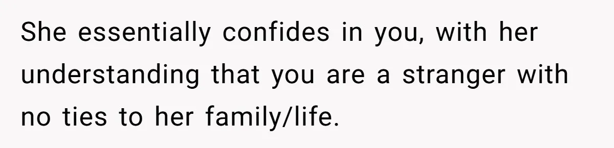Hairdresser Spots Her Ex In A Client’s Photos And Decides To Walk Away From The Situation She essentially confides in you, with her understanding that you are a stranger with no ties to her family/life.