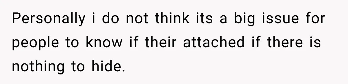 She Casually Mentioned Her Manager Was Married, and Uncovered an Affair She Didn’t Know Existed Personally i do not think its a big issue for people to know if their attached if there is nothing to hide.