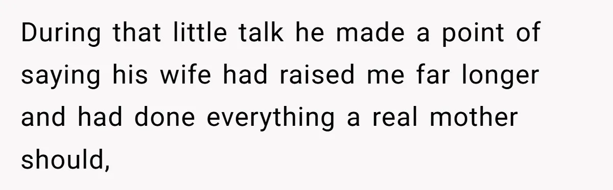 Man Refuses To Name Daughter After Stepmom, Tells Dad His Grief Doesn’t Get A Vote During that little talk he made a point of saying his wife had raised me far longer and had done everything a real mother should,