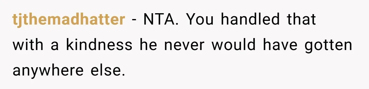 Woman Reveals To Ex-Husband’s Son Why She Divorced His Father, Now Her Ex And His Wife Are Angry tjthemadhatter − NTA. You handled that with a kindness he never would have gotten anywhere else.