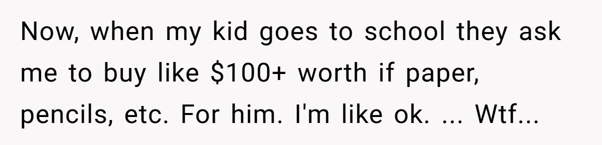 Dad Threatens To Cancel School Fundraiser Order After His Son Doesn’t Get Oculus Prize Now, when my kid goes to school they ask me to buy like $100+ worth if paper, pencils, etc. For him. I'm like ok. ... Wtf...