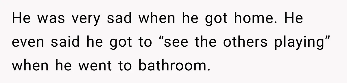 Dad Threatens To Cancel School Fundraiser Order After His Son Doesn’t Get Oculus Prize He was very sad when he got home. He even said he got to “see the others playing” when he went to bathroom.