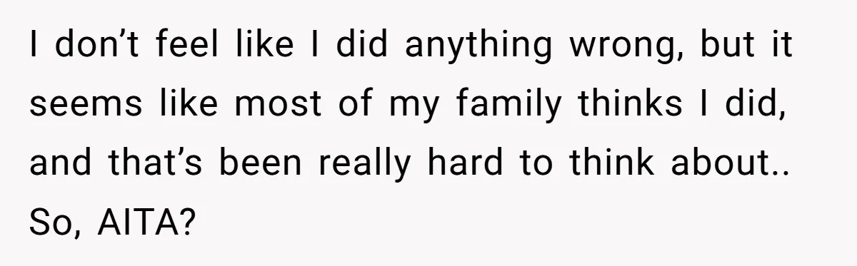 She Brought Her Service Dog to a Family Dinner to Manage Sensory Overload, and Her Aunt Called Her Self-Centered for It I don’t feel like I did anything wrong, but it seems like most of my family thinks I did, and that’s been really hard to think about.. So, AITA?