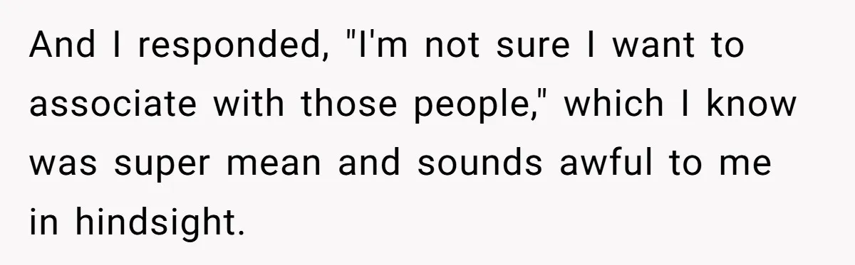 Daughter Refuses Flu Shot And Gets Threatened With College Fund Cuts By Her Antivax Mom And I responded, "I'm not sure I want to associate with those people," which I know was super mean and sounds awful to me in hindsight.