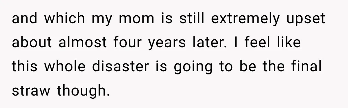Daughter Refuses Flu Shot And Gets Threatened With College Fund Cuts By Her Antivax Mom and which my mom is still extremely upset about almost four years later. I feel like this whole disaster is going to be the final straw though.