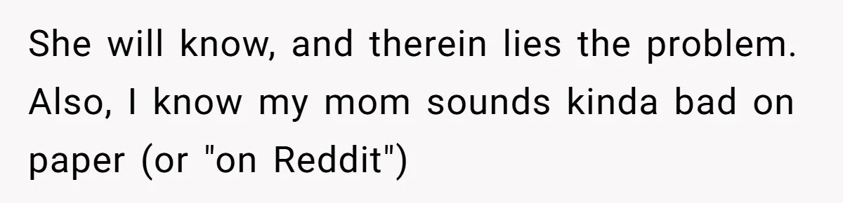 Daughter Refuses Flu Shot And Gets Threatened With College Fund Cuts By Her Antivax Mom She will know, and therein lies the problem. Also, I know my mom sounds kinda bad on paper (or "on Reddit")