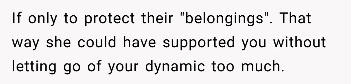 Submissive Partner Realizes His Girlfriend Doesn’t Love Him, Just Wants A Servant If only to protect their "belongings". That way she could have supported you without letting go of your dynamic too much.