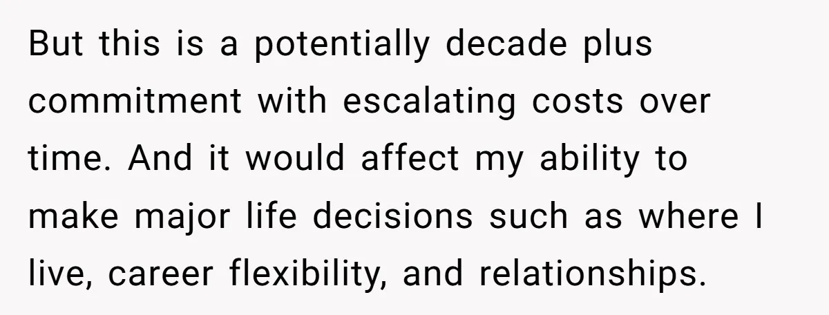 His Parents Want an $11K-a-Month Luxury Senior Home. He Can Help, But He Doesn’t Want to Fund It Forever But this is a potentially decade plus commitment with escalating costs over time. And it would affect my ability to make major life decisions such as where I live, career...