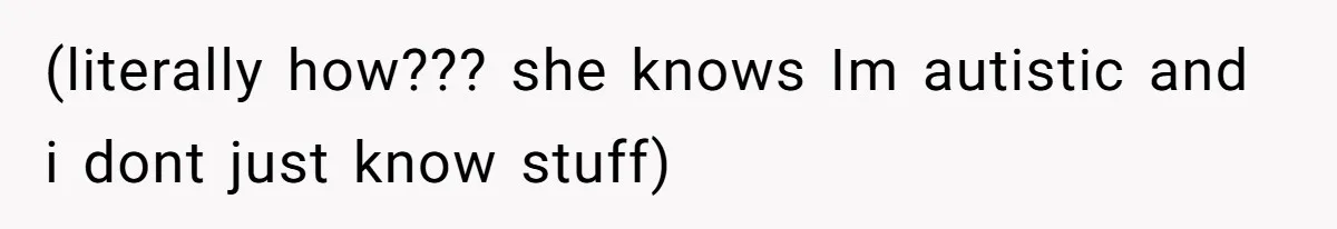The Chinese Restaurant Conflict Where A Birthday Dinner Ended In A Fight Over Dietary Choices (literally how??? she knows Im autistic and i dont just know stuff)