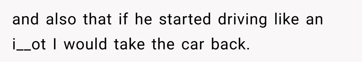 Father Demands Repayment After His Son Totaled A 12,000$ Car While Street Racing and also that if he started driving like an i__ot I would take the car back.