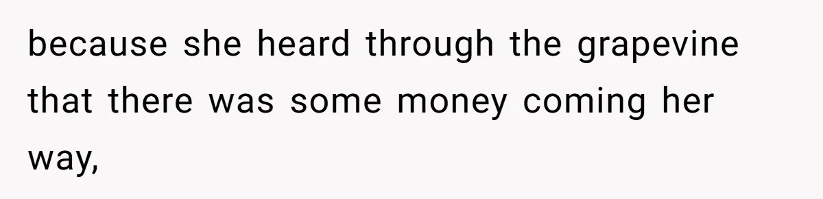 Office Drama Explodes Over Whether Charity Money Should Be Given No Questions Asked because she heard through the grapevine that there was some money coming her way,