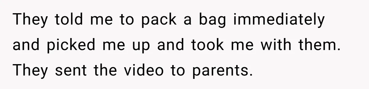 Teen Girl’s Stepbrother Cuts Her Hair While She’s Sleeping, Now She’s Torn About What To Do They told me to pack a bag immediately and picked me up and took me with them. They sent the video to parents.