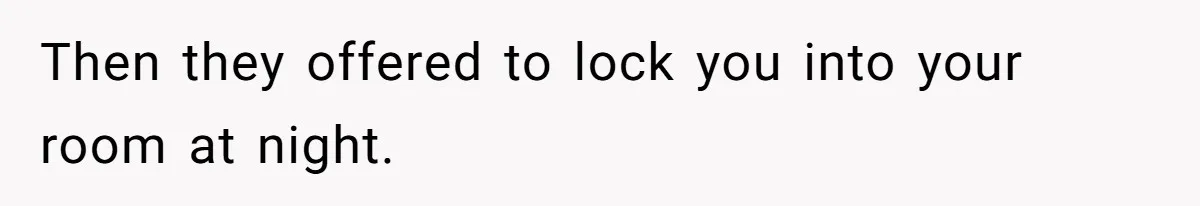 Teen Girl’s Stepbrother Cuts Her Hair While She’s Sleeping, Now She’s Torn About What To Do Then they offered to lock you into your room at night.