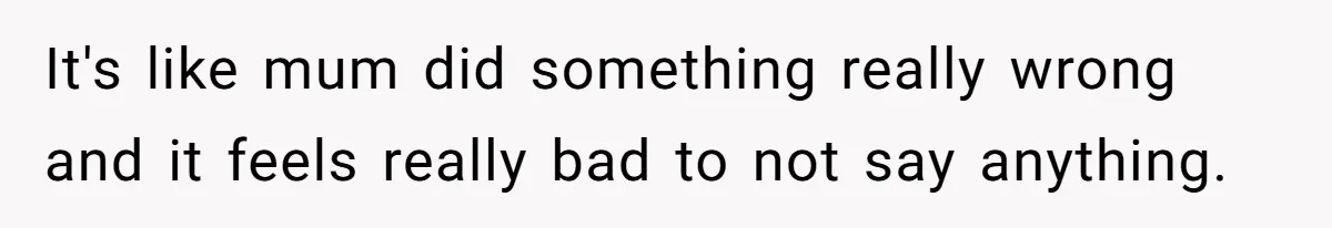 14-Year-Old Boy Struggles With Whether To Report His Mom’s Hit And Run It's like mum did something really wrong and it feels really bad to not say anything.