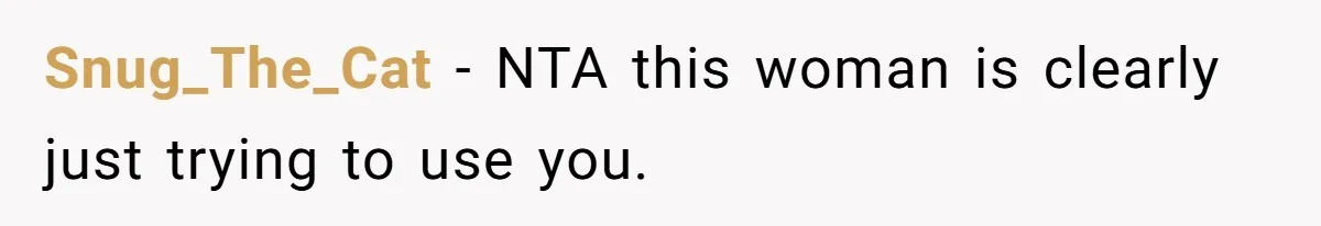 Couple Refuses Surprisingly Bold Request From Near Stranger After Hosting Festive Gathering Snug_The_Cat − NTA this woman is clearly just trying to use you.