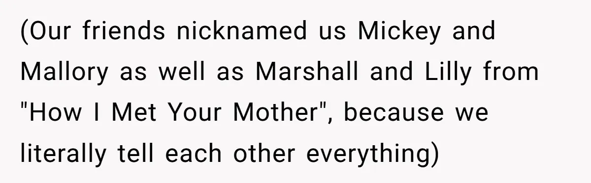 Man Surprises Wife With New Wedding Rings After Her Original Set Was Cut Off (Our friends nicknamed us Mickey and Mallory as well as Marshall and Lilly from "How I Met Your Mother", because we literally tell each other everything)
