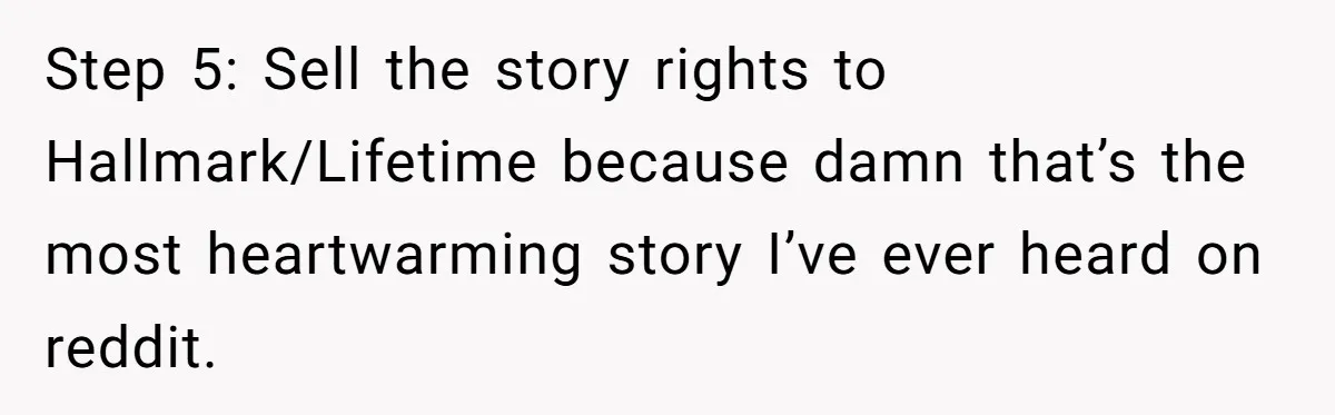 Man Surprises Wife With New Wedding Rings After Her Original Set Was Cut Off Step 5: Sell the story rights to Hallmark/Lifetime because damn that’s the most heartwarming story I’ve ever heard on reddit.