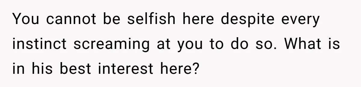 Her Husband Is Brain Dead, But She Can't Let Him Go—How Does She Find Peace? You cannot be selfish here despite every instinct screaming at you to do so. What is in his best interest here?