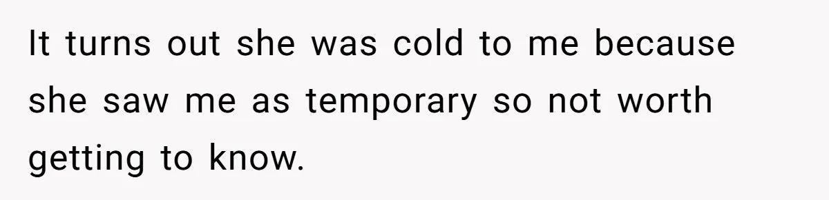 Woman Uninvited From Vacation With Boyfriend And His Friend, Now She Feels Disrespected It turns out she was cold to me because she saw me as temporary so not worth getting to know.