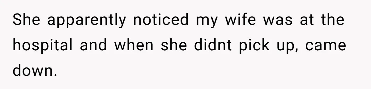 Man Forced To Explain Medical Trauma To His Entire Extended Family Because His Wife Refuses To "Cut the Cord" With Her Mom She apparently noticed my wife was at the hospital and when she didnt pick up, came down.