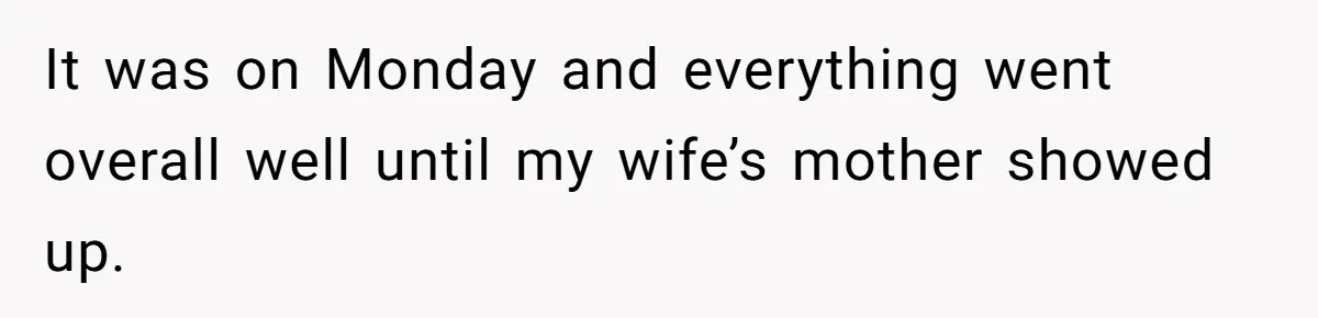 Man Forced To Explain Medical Trauma To His Entire Extended Family Because His Wife Refuses To "Cut the Cord" With Her Mom It was on Monday and everything went overall well until my wife’s mother showed up.