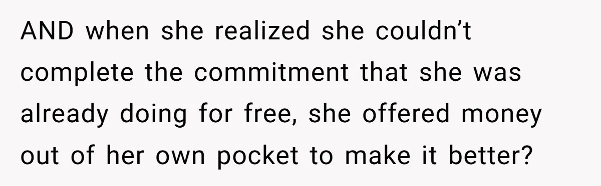 She Asked Her Tailor Friend to Help Pay for a Wedding Dress, and It Quietly Ended Their Friendship AND when she realized she couldn’t complete the commitment that she was already doing for free, she offered money out of her own pocket to make it better?