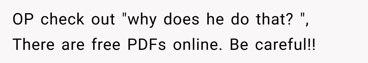OP check out "why does he do that? ", There are free PDFs online. Be careful!!